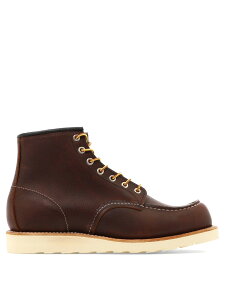 ���b�h�E�B���O RED WING �u�[�c �����Y �u���E�� Boots Classic Moc lace-up ankle boots 08138 Brown �֐� �������� 2024AW vi