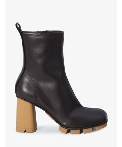 �{�b�e�K ���F�l�^ BOTTEGA VENETA �u�[�c ���f�B�[�X �u���E�� Boots Stivaletti Shore 796507V4PS02113 Brown �֐� �������� 2024AW vi