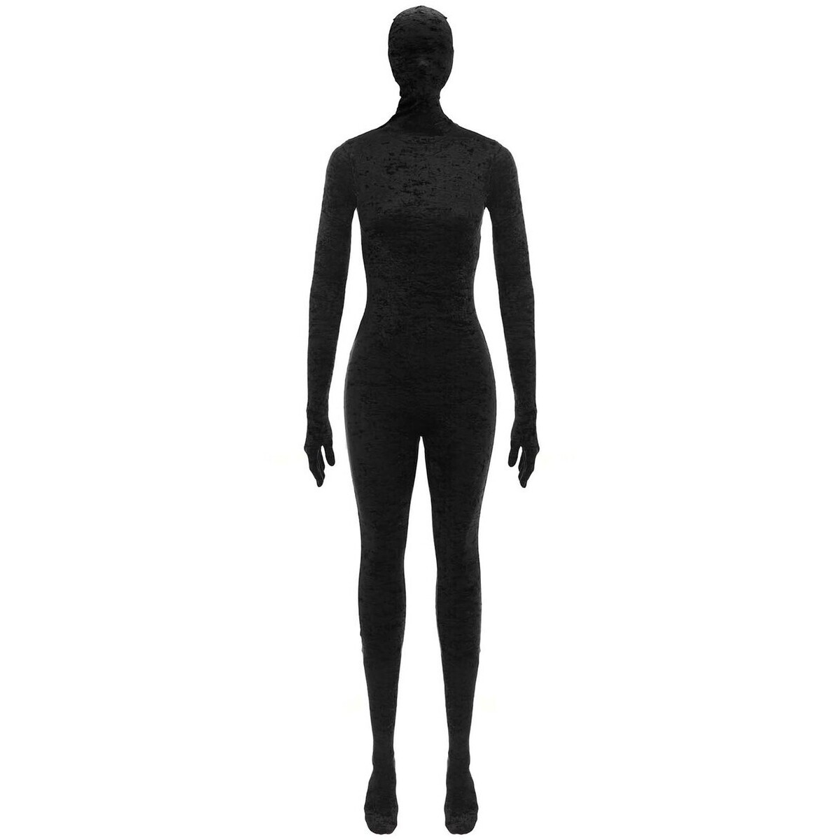 VETEMENTS ヴェトモン Black  One-piece velvet bodysuit オールインワン レディース 秋冬2022 UA53MS100BBLACK  ju
