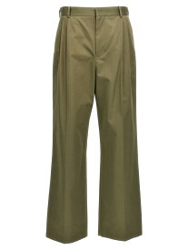 LOEWE ロエベ グリーン Green Central pleated trousers パンツ メンズ 春夏2024 H526Y04WEB4430 【関税・送料無料】【ラッピング無料】 ju