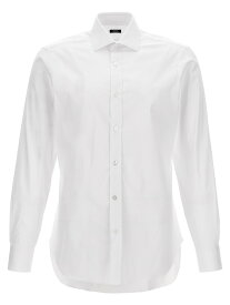 BARBA バルバ ホワイト White Poplin shirt シャツ メンズ 春夏2024 T1U12P01PZ27000001 【関税・送料無料】【ラッピング無料】 ju
