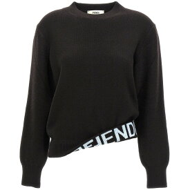 FENDI フェンディ ブラウン Brown 'Fendi Mirror' sweater ニットウェア レディース 秋冬2023 FZX933ANJJF0ZQY 【関税・送料無料】【ラッピング無料】 ju