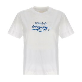 【15,000円以上ご購入で1,000円OFF！】 GIVENCHY ジバンシィ ホワイト White T-shirt stampa Tシャツ レディース 秋冬2023 BW70AS3YEV100 【関税・送料無料】【ラッピング無料】 ju