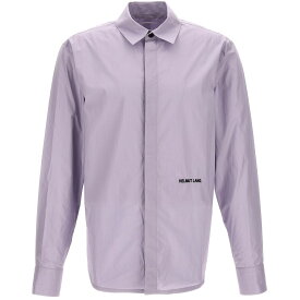 HELMUT LANG ヘルムートラング パープル Purple Embroidered logo shirt シャツ メンズ 秋冬2023 N04HM507H0A 【関税・送料無料】【ラッピング無料】 ju