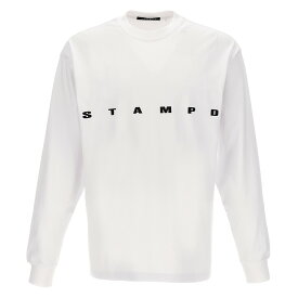 【本日0の付く日ポイント4倍!!】 STAMPD スタンプド ホワイト White T-shirt 'Strike Logo' Tシャツ メンズ 秋冬2023 SLAM2992LTWHT 【関税・送料無料】【ラッピング無料】 ju