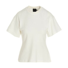 PROENZA SCHOULER プロエンザ スクーラー ホワイト White 'Waisted' T-shirt Tシャツ レディース 秋冬2023 R2234010100 【関税・送料無料】【ラッピング無料】 ju