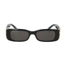 BALENCIAGA バレンシアガ ブラック Black 'Dynasty Rectangle' sunglasses サングラス・メガネ レディース 秋冬2023 621643T00011000 【関税・送料無料】【ラッピング無料】 ju