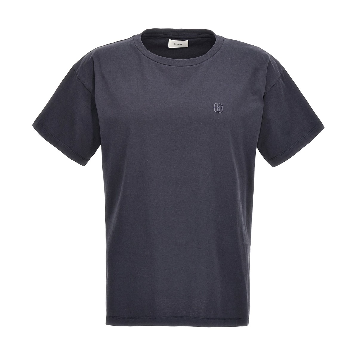 BALLY バリー ブルー Blue Logo T-shirt Tシャツ メンズ 秋冬2023 MJE02UCO018U776 【ラッピング無料】 ju