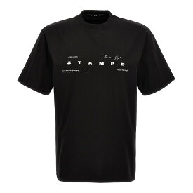 STAMPD スタンプド ブラック Black 'Van Gogh relaxed' T-shirt Tシャツ メンズ 秋冬2023 SLAM3248TEBLK 【関税・送料無料】【ラッピング無料】 ju