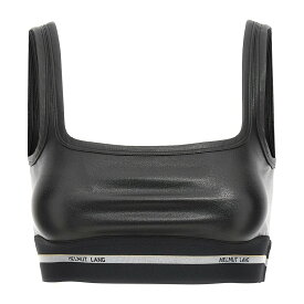 【本日5の付く日ポイント4倍!!】 HELMUT LANG ヘルムート ラング ブラック Black Logo band top トップス レディース 秋冬2023 N06HW510001 【関税・送料無料】【ラッピング無料】 ju