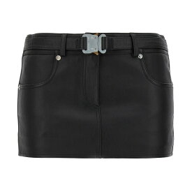 1017 ALYX 9SM 1017 アリクス 9SM ブラック Black 'Leather Buckle Mini' skirt スカート レディース 秋冬2023 AAWSK0078LE01BLK0001 【関税・送料無料】【ラッピング無料】 ju