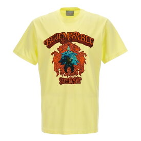 BLUEMARBLE ブルーマーブル イエロー Yellow 'Since Forever' T-shirt Tシャツ メンズ 秋冬2023 TS35BJE01B23YEL 【関税・送料無料】【ラッピング無料】 ju