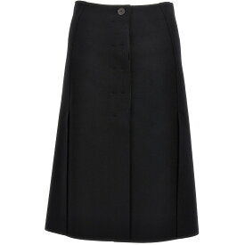 【楽天スーパーSALE!!100000円以上4000円OFFクーポン対象】 LANVIN ランバン ブラック Black Wool skirt スカート レディース 秋冬2023 RWST00075805H2310 【関税・送料無料】【ラッピング無料】 ju