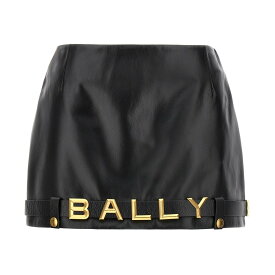 【本日0の付く日ポイント4倍!!】 BALLY バリー ブラック Black Mini leather skirt スカート レディース 秋冬2023 WLE03UNA059U901 【関税・送料無料】【ラッピング無料】 ju