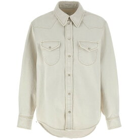 【本日5の付く日ポイント4倍!!】 BALLY バリー ホワイト White Denim shirt シャツ レディース 秋冬2023 MSH013CO244U103 【関税・送料無料】【ラッピング無料】 ju