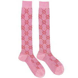GUCCI グッチ ピンク Pink All over logo socks ソックス レディース 春夏2023 4765253G1995872 【関税・送料無料】【ラッピング無料】 ju