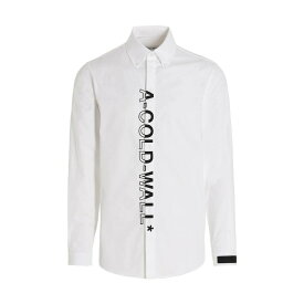 A-COLD-WALL ア コールドウォール White 'Logo Branded' shirt シャツ メンズ 秋冬2021 ACWMSH038WHITE 【関税・送料無料】【ラッピング無料】 ju