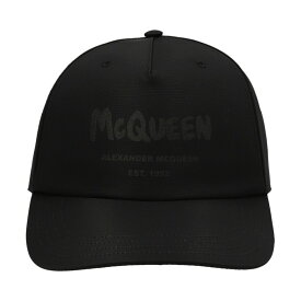 ALEXANDER MCQUEEN アレキサンダー マックイーン ブラック Black 'Tonal Graffiti' cap 帽子 メンズ 秋冬2023 6677784404Q1000 【関税・送料無料】【ラッピング無料】 ju