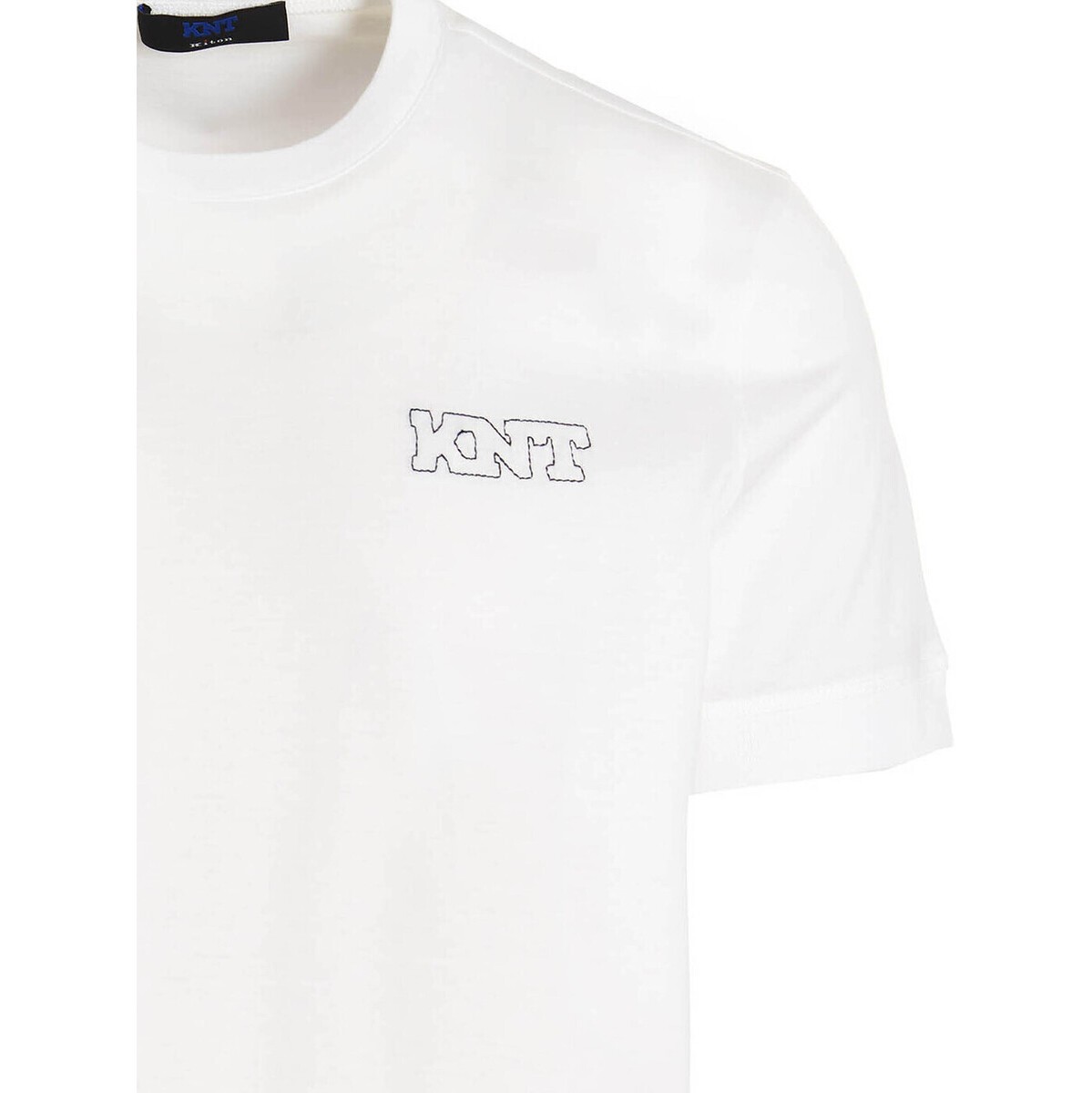 KITON キートン White Logo Embroidery T-shirt Tシャツ メンズ 春夏