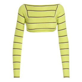 EMILIO PUCCI エミリオ プッチ グリーン Green Cut-out cropped sweater ニットウェア レディース 春夏2023 3EKM033E951A73 【関税・送料無料】【ラッピング無料】 ju