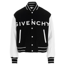 GIVENCHY ジバンシィ ホワイト White/Black Logo bomber jacket. コート メンズ 秋冬2024 BM00QR611V004 【関税・送料無料】【ラッピング無料】 ju