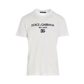 DOLCE&GABBANA ドルチェ&ガッバーナ ホワイト White T-shirt 'DG Essential' Tシャツ メンズ 秋冬2023 G8PD7ZG7B9XW0800 【関税・送料無料】【ラッピング無料】 ju