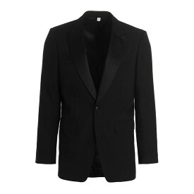 【0の付く日ポイント4倍】 BURBERRY バーバリー ブラック Black 'Edinburgh' blazer ジャケット メンズ 春夏2023 8063768BLACK 【関税・送料無料】【ラッピング無料】 ju