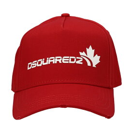 【5のつく日は全商品ポイント4倍】 DSQUARED2 ディースクエアード レッド Red Logo cap 帽子 メンズ 春夏2023 BCM069105C000014065 【関税・送料無料】【ラッピング無料】 ju
