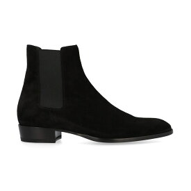 【本日0のつく日ポイント4倍！】 SAINT LAURENT PARIS イヴ サンローラン ブラック Black 'Wyatt' ankle boots ブーツ メンズ 春夏2023 443208BT3001000 【関税・送料無料】【ラッピング無料】 ju