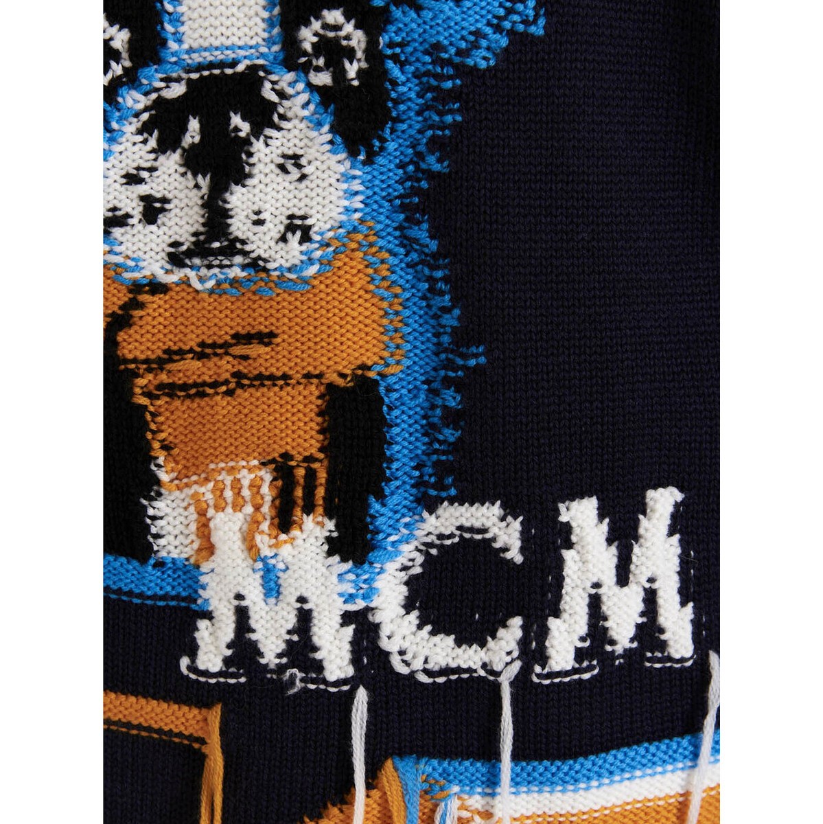 新しい新しいMCM エムシーエム Blue 'Collection' Sweater ニットウェア メンズ 秋冬2022 MFECAMM01L3 Ju  ニット・セーター