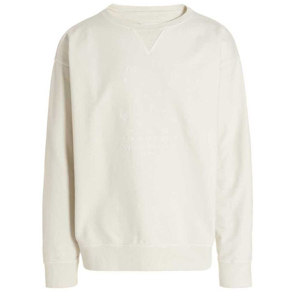 MAISON MARGIELA メゾン マルジェラ White Logo embroidery sweatshirt トレーナー メンズ 春夏2023 S50GU0208S25520729  ju