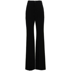 BALENCIAGA バレンシアガ ホワイト White/Black Twill pin stripe pants パンツ レディース 春夏2023 725513TNT361070 【関税・送料無料】【ラッピング無料】 ju