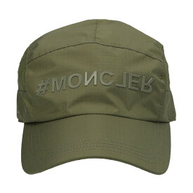 【本日0のつく日ポイント4倍！】 MONCLER GRENOBLE モンクレール グルーノーブス グリーン Green Nylon cap 帽子 メンズ 春夏2023 3B0000554A7Q891 【関税・送料無料】【ラッピング無料】 ju