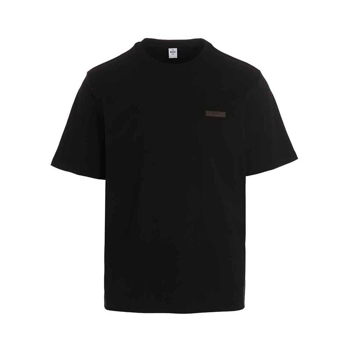 BERLUTI ベルルッティ Black  'W Leather Tab' t-shirt Tシャツ メンズ 春夏2023 R24JRS93002900  ju