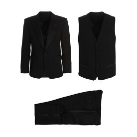 DOLCE&GABBANA ドルチェ&ガッバーナ ブラック Black 'DG Essential' suit スーツ メンズ 春夏2023 GKPUMTFUBE7N0000 【関税・送料無料】【ラッピング無料】 ju