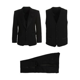 【本日5の付く日ポイント4倍!!】 DOLCE&GABBANA ドルチェ&ガッバーナ ブラック Black 'DG Essential' suit スーツ メンズ 春夏2023 GKPUMTFUBE7N0000 【関税・送料無料】【ラッピング無料】 ju