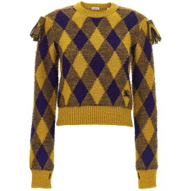 BURBERRY バーバリー イエロー Yellow 'Argyle' sweater ニットウェア レディース 秋冬2023 8076945PEAR 【関税・送料無料】【ラッピング無料】 ju