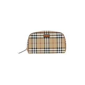 【本日5の付く日ポイント4倍!!】 BURBERRY バーバリー ベージュ Beige 'Check' beauty bag ファッション小物 レディース 春夏2024 8067158ARCHIVEBEIGE 【関税・送料無料】【ラッピング無料】 ju