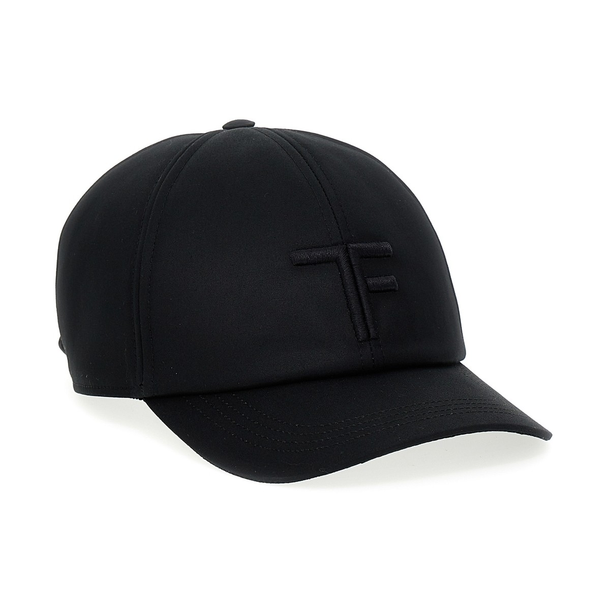 高品質 TOM FORD トム フォード Black  Logo embroidery cap 帽子 メンズ 春夏2023 MH003TCN036G1N001  ju - 1
