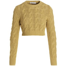 MAX MARA マックス マーラ イエロー Yellow 'Sphinx' sweater ニットウェア レディース 春夏2023 SFINGE006 【関税・送料無料】【ラッピング無料】 ju