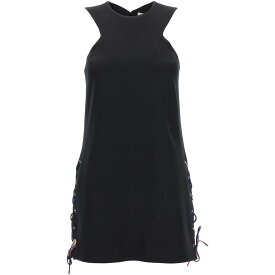 EMILIO PUCCI エミリオ プッチ ブラック Black Lace-up detail short dress ドレス レディース 秋冬2023 3URG153U636999 【関税・送料無料】【ラッピング無料】 ju