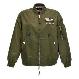 DSQUARED2 ディースクエアード グリーン Green Classic bomber jacket コート レディース 秋冬2023 S75AM0995S78094727 【関税・送料無料】【ラッピング無料】 ju