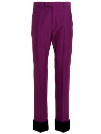 【0の付く日ポイント4倍】 GUCCI グッチ パープル Purple Corduroy hem pants パンツ メンズ 春夏2023 719269ZAK5Q5929 【関税・送料無料】【ラッピング無料】 ju
