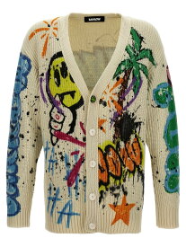 BARROW バロウ マルチカラー Multicolor All-over print cardigan ニットウェア メンズ 春夏2024 S4BWUACA113BW009 【関税・送料無料】【ラッピング無料】 ju