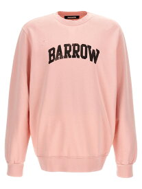 BARROW バロウ ピンク Pink Logo print sweatshirt トレーナー メンズ 春夏2024 S4BWUASW047256 【関税・送料無料】【ラッピング無料】 ju