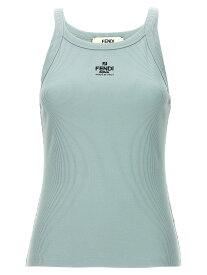 FENDI フェンディ ブルー Light Blue Logo embroidery top トップス レディース 春夏2024 FS7966ANQMF08S8 【関税・送料無料】【ラッピング無料】 ju