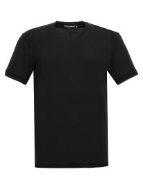 DOLCE&GABBANA ドルチェ&ガッバーナ ブラック Black Stretch jersey t-shirt Tシャツ メンズ 春夏2024 G8PA6TFUGI4N0000 【関税・送料無料】【ラッピング無料】 ju