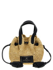 ANYA HINDMARCH アニヤ ハインドマーチ ブルー Blue 'Raffia Drawstring Small' handbag バッグ レディース 春夏2024 5050925190725NATURALMARINE 【関税・送料無料】【ラッピング無料】 ju