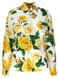 【本日5の付く日ポイント4倍!!】 DOLCE&GABBANA ドルチェ&ガッバーナ イエロー Yellow 'Rose Gialle' shirt シャツ レディース 春夏2024 F5Q14TFSEHWHA3VO 【関税・送料無料】【ラッピング無料】 ju