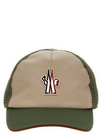 MONCLER GRENOBLE モンクレール グルーノーブス グリーン Green Logo patch cap 帽子 メンズ 春夏2024 3B00003M4023P82 【関税・送料無料】【ラッピング無料】 ju